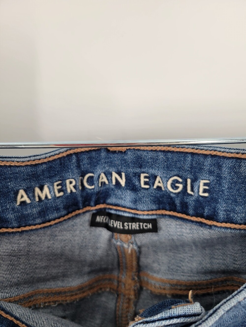 American Eagle Outfitters Women's Blue Boot Cut Jeans Size 14 - Picture 4 of 5